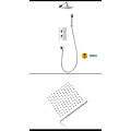 TMV2 WRA WRAS MURD THERMOSTATIQUE Double support de soupape dissimulé avec combiné bras de douche 8 &#39;&#39; Douche de salle de bain de la piste de douche